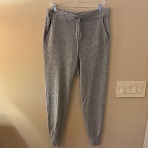 J. Crew Gray Knit Drawstring Jogger Pants